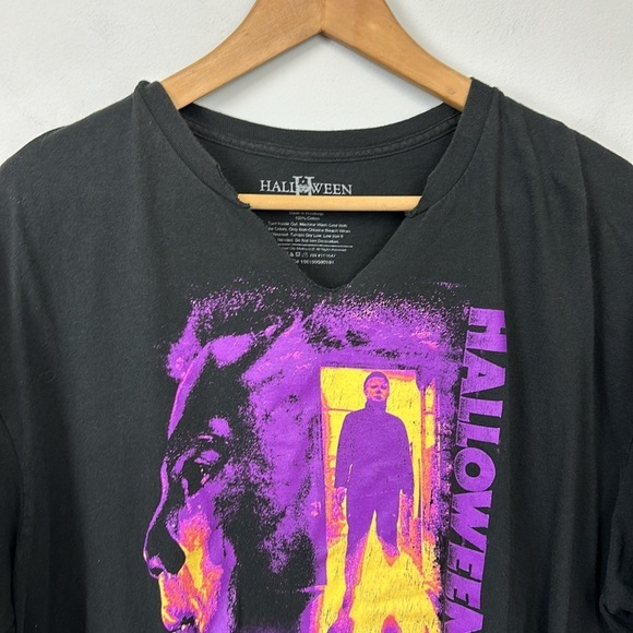 Halloween Jason Modified Graphic Tee Sz 2X - Picture 2 of 6
